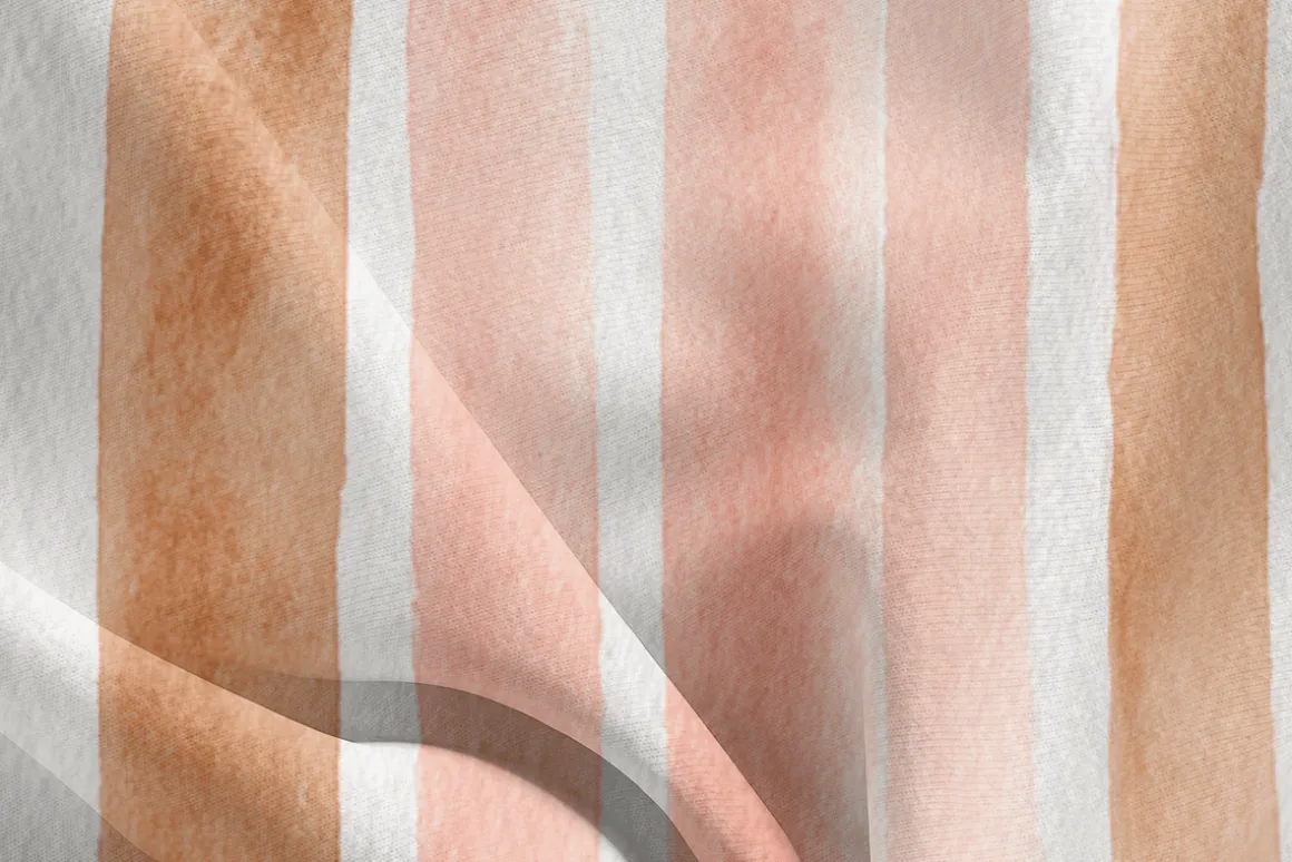 Watercolor Vertical Stripes Seamless