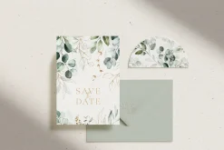 Watercolor White Floral Alphabet Set