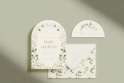 Watercolor Wildflower Floral Green
