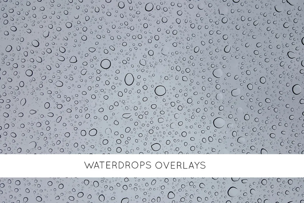 Waterdrops overlays