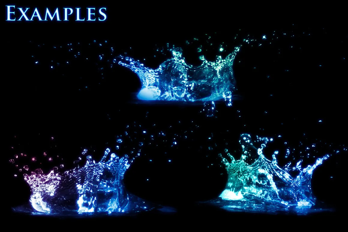 38 Water Splash Brushes