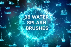 38 Water Splash Brushes