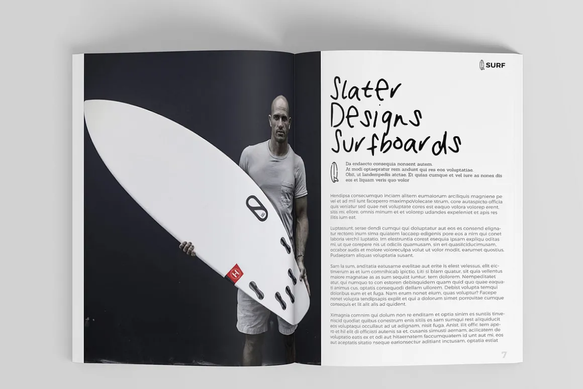 Watersports Magazine Template 32 pag