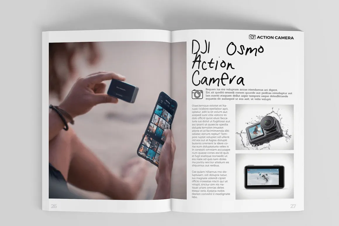 Watersports Magazine Template 32 pag