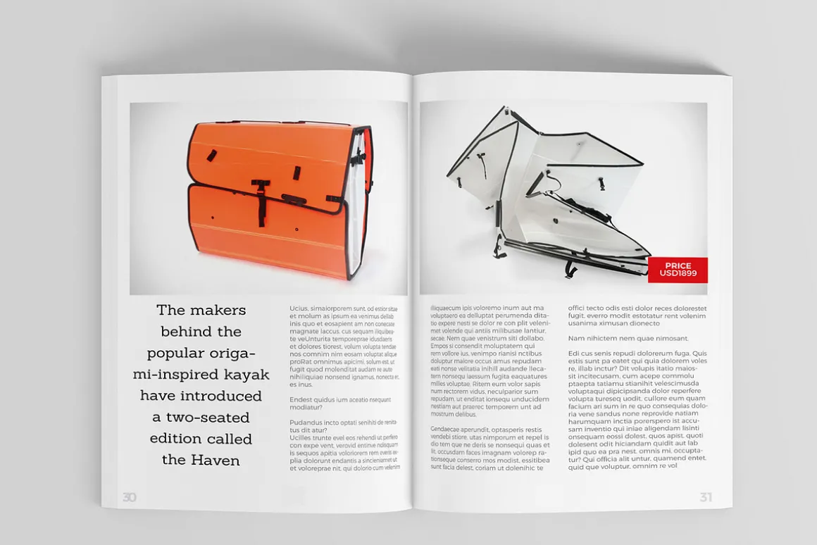 Watersports Magazine Template 32 pag