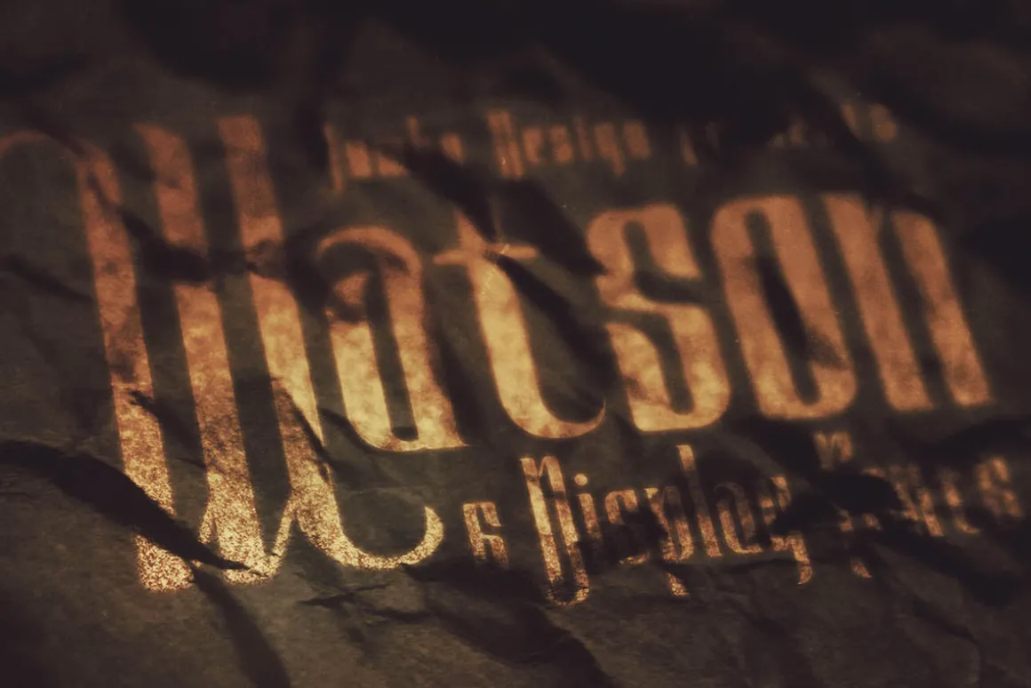 Watson - Vintage Display Font