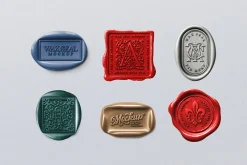 Wax Seal Mockup Set – 6 Stamps V.02