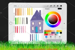 Waxy Crayons Procreate Brushes Kit