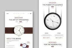 Website Landing Page Layout