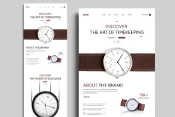 Website Landing Page Layout