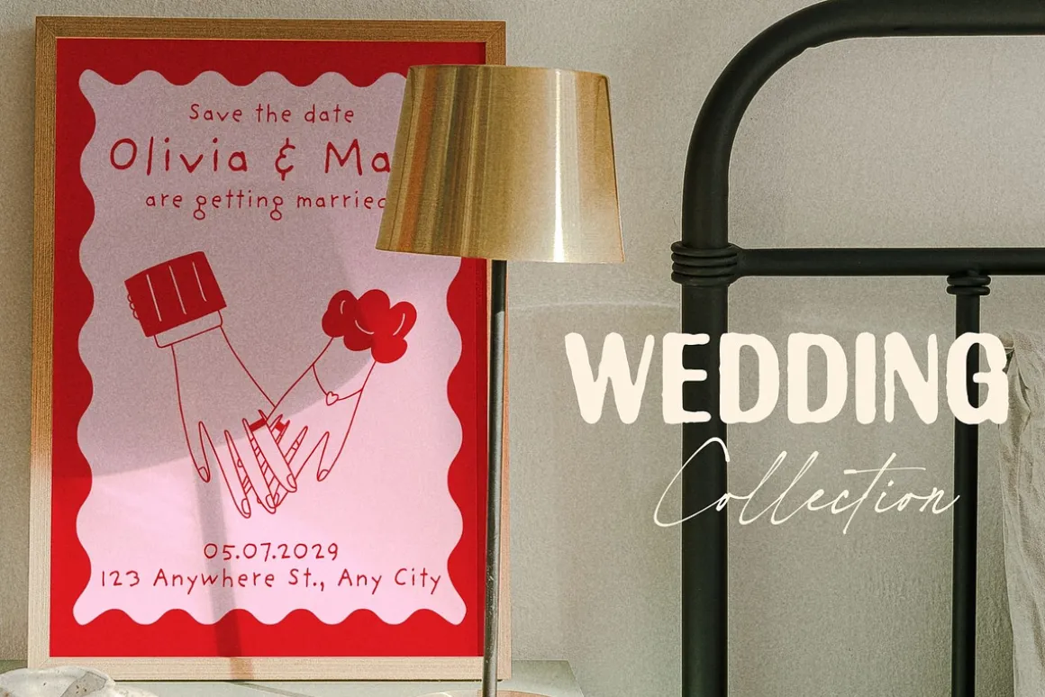 Wedding Collection: 66 Line Art Pack