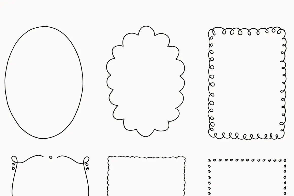 Wedding Collection: 66 Line Art Pack
