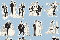 Wedding Collection: 66 Line Art Pack