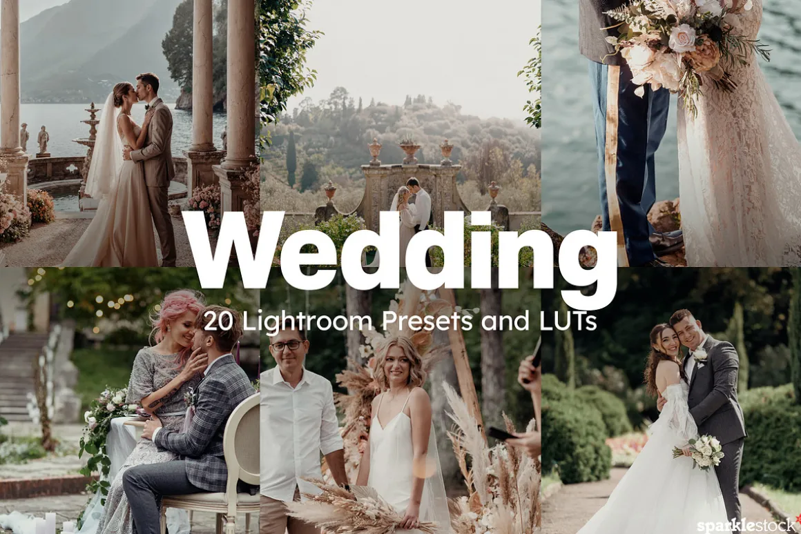 20 Wedding Lightroom Presets and LUT