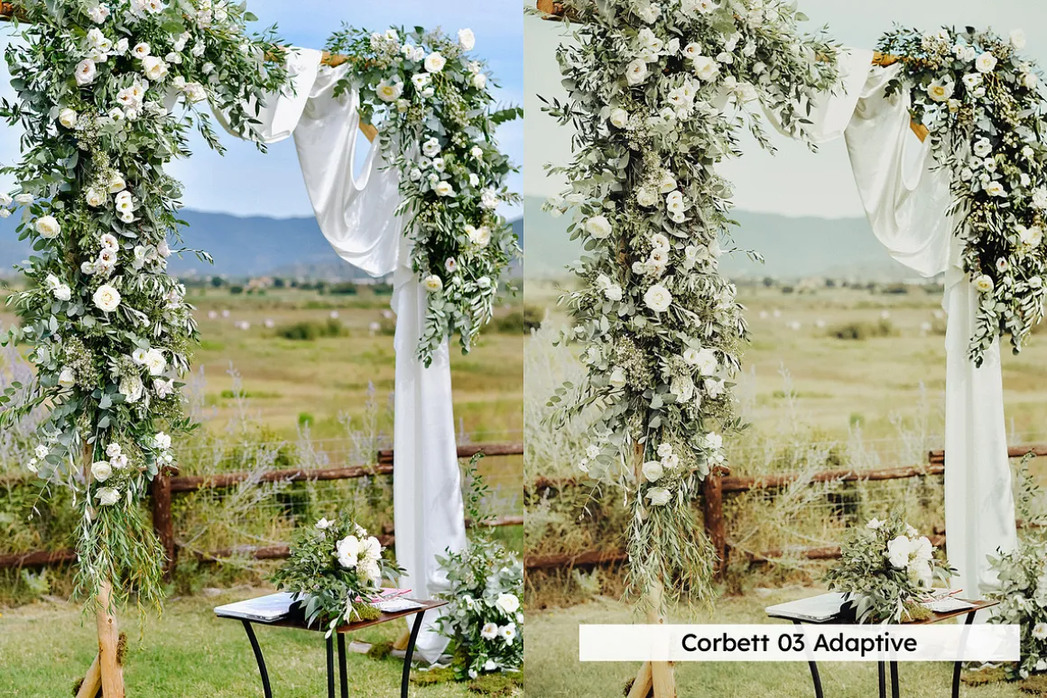 20 Wedding Lightroom Presets and LUT