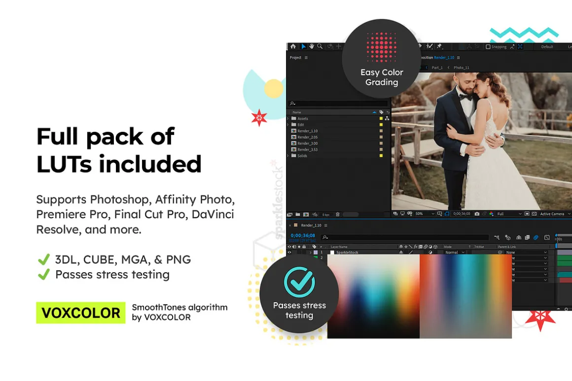 20 Wedding Lightroom Presets and LUT