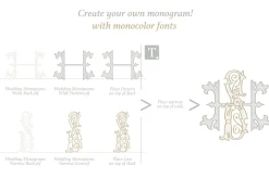Wedding Monograms fonts set