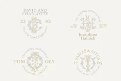 Wedding Monograms fonts set