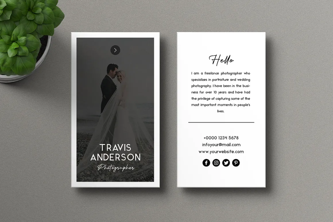 Wedding Photography Business Card