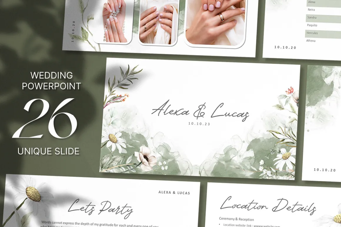 Wedding Planner Powerpoint Template