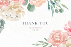 Wedding Watercolor Flowers Graphics