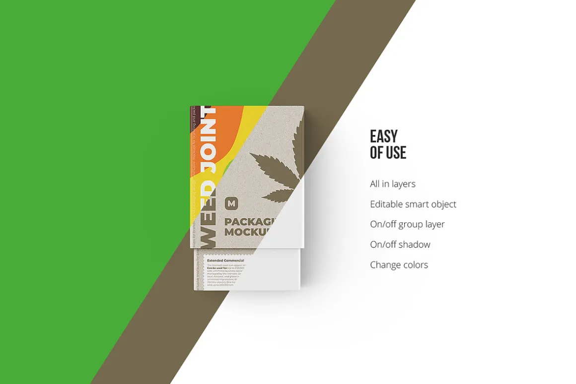 Weed Joint Cannabis Packaging 3 psd
