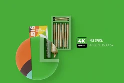 Weed Joint Cannabis Packaging 3 psd