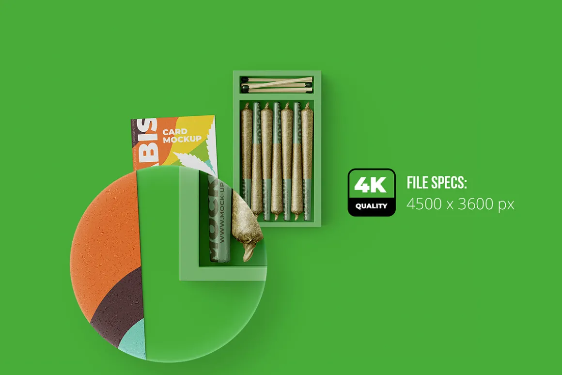Weed Joint Cannabis Packaging 3 psd