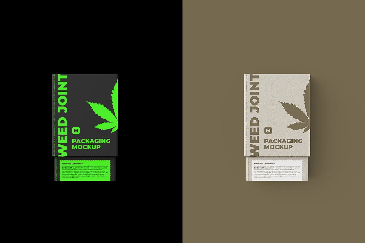 Weed Joint Cannabis Packaging 3 psd