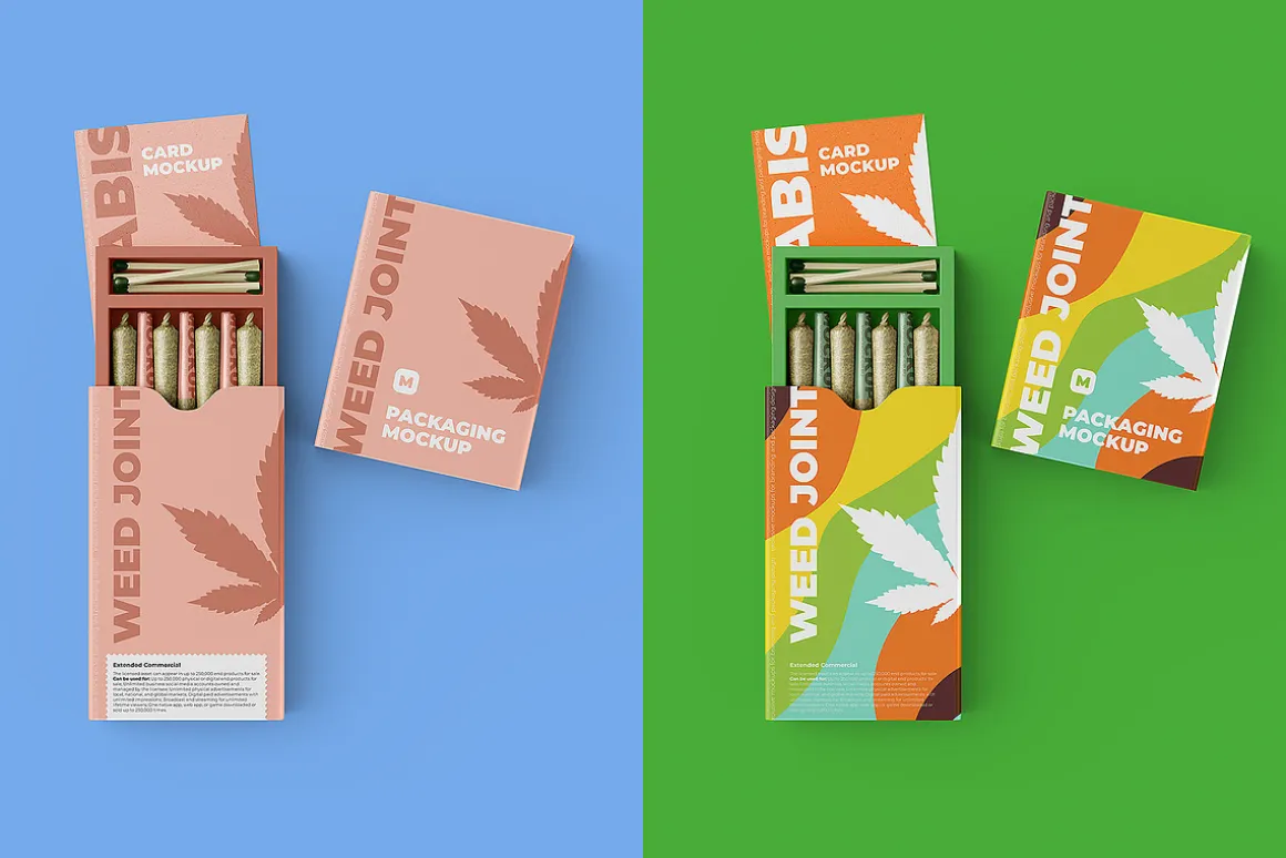 Weed Joint Cannabis Packaging 3 psd