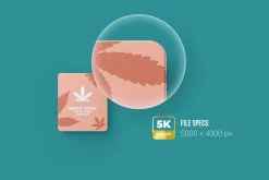 Weed Joint Cannabis Packaging. 5 psd
