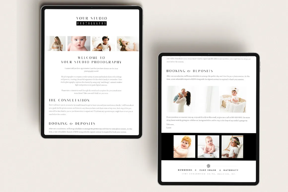 Welcome Email Template PSD