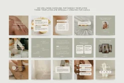 100 Wellness Carousel Templates
