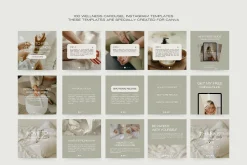 100 Wellness Carousel Templates