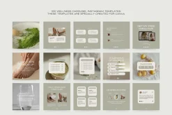 100 Wellness Carousel Templates