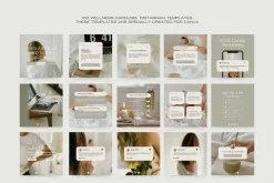 100 Wellness Carousel Templates
