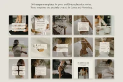 Wellness Instagram Templates Canva