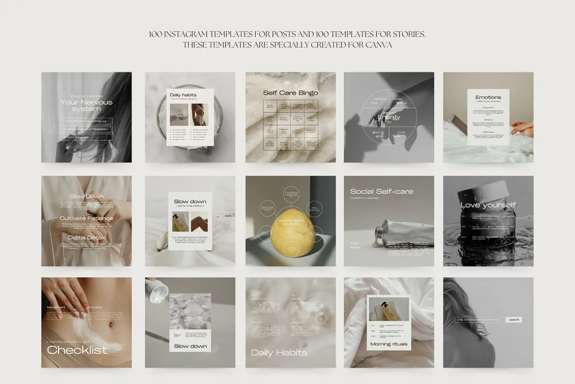 1300 Wellness Instagram Templates