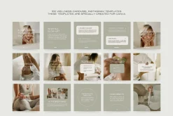 1300 Wellness Instagram Templates