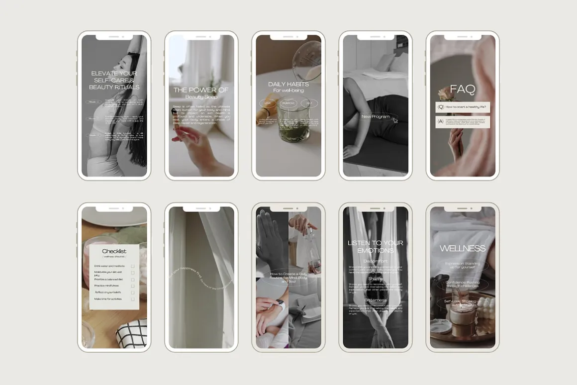 1300 Wellness Instagram Templates