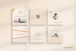 Wellness Social Media Kit CANVA
