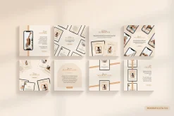 Wellness Social Media Kit CANVA
