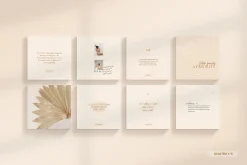 Wellness Social Media Kit CANVA