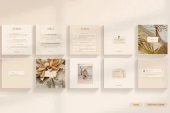 Wellness Social Media Kit CANVA