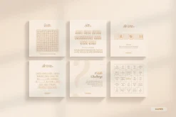 Wellness Social Media Kit CANVA
