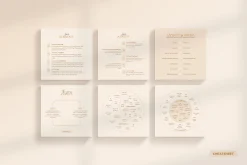 Wellness Social Media Kit CANVA
