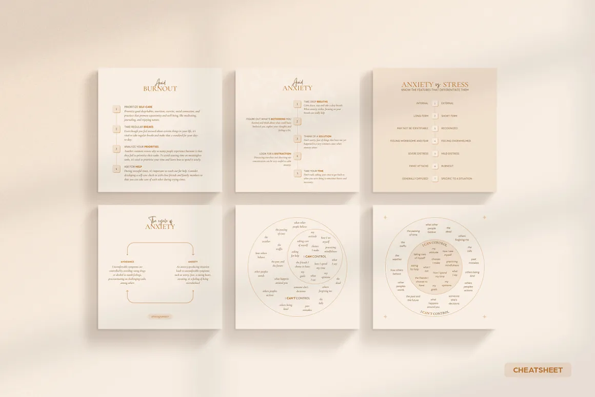 Wellness Social Media Kit CANVA