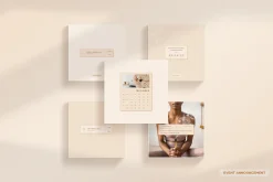 Wellness Social Media Kit CANVA