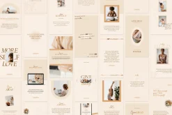 Wellness Social Media Kit CANVA