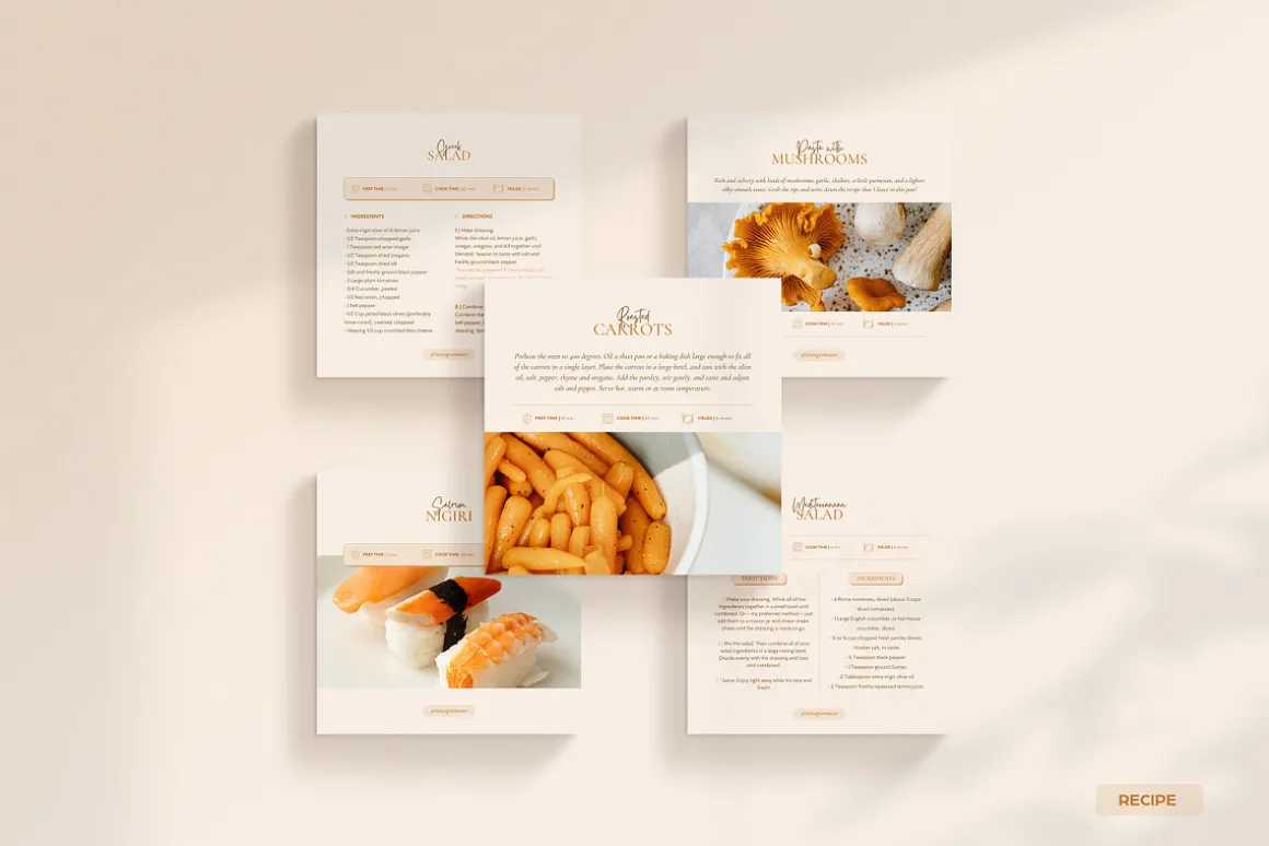 Wellness Social Media Kit CANVA